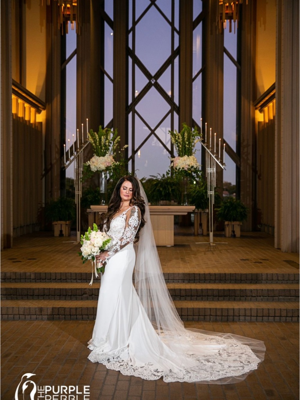 Custom Pronovias wedding dress from Nordstrom at NorthPark wedding Boutique